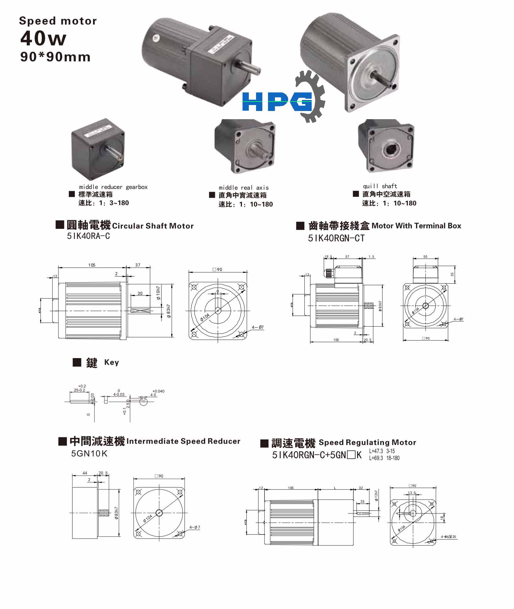 Motor giảm tốc mini 40w