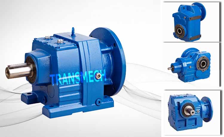 Helical gear reducer